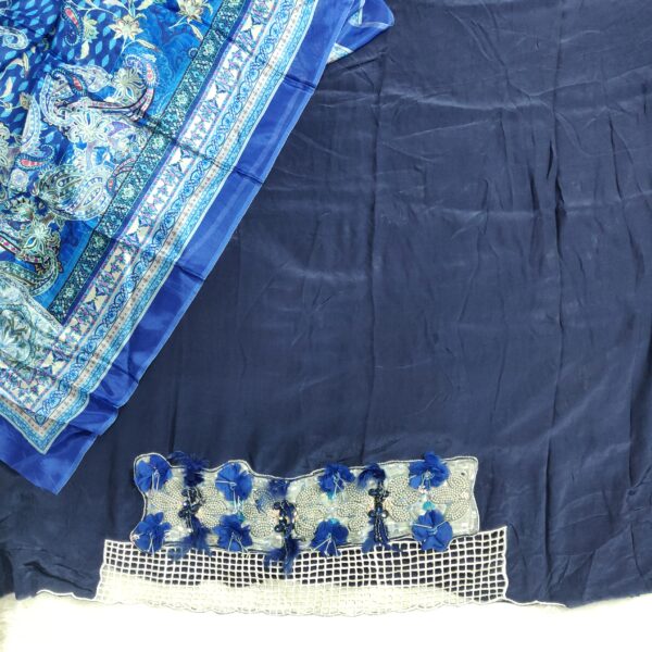 Crepe+Tabby Silk Dupatta