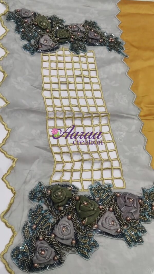 Satin organza+Chiffon-3990 - Image 4