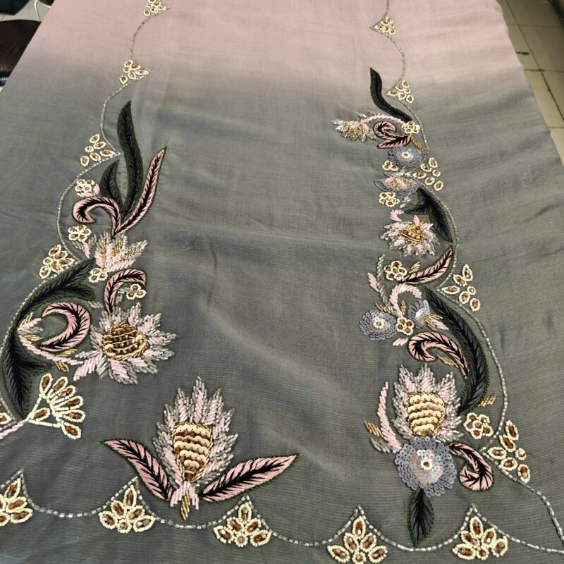 Handwork Silk+Organza-4116