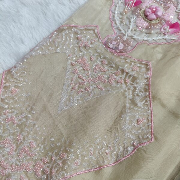Appliqued Muslin+Chiffon-1302 - Image 7