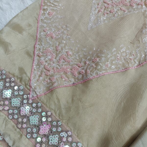 Appliqued Muslin+Chiffon-1302 - Image 6